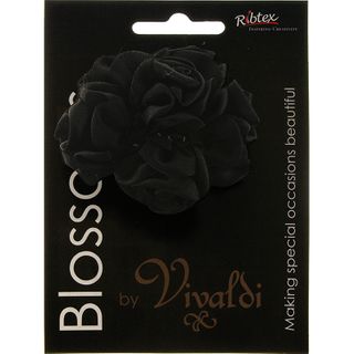 Rose Small 6 Head Bunch Black