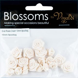 Flower Grub Rose Mixed Cream 18Pcs