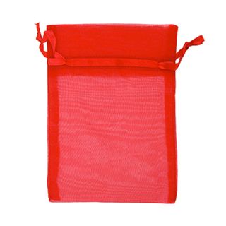 Organza Bag Small 17 x 12.5cm - Red 10Pc