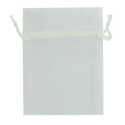 Organza Bag Small 17 x 12.5cm - White