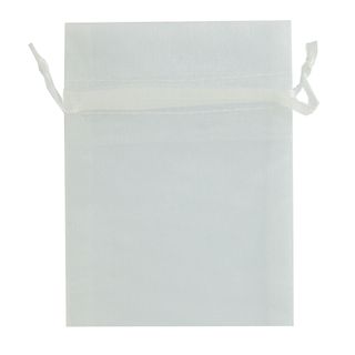 Organza Bag Small 17 x 12.5cm - White