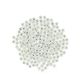 ROUND 4MM SILVER PLASTIC BEAD 20G