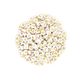 ALPHABET ROUND PLASTIC BEADS GOLD 20G