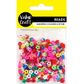 POLYMER CLAY BEAD 6MM FLAT FLOWER 20G