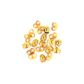 JF BUTTERFLY EARRING BACKS 7MM GOLD 20PC