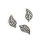 Silver Leaf 18mm Charms 8pcs