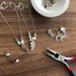 Beads Gold And Silver Hearts 10Pcs