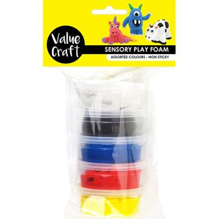 Sensory Play Foam Primary Colours 5 pack
