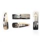 Snap Hair Clips Gold   Silver 4pcs