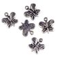 Charm - Butterfly 13mm Dark Silver 8Pcs