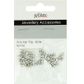 Charm - Angel Wings 10x20mm Dark Silver