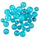 Bead Glass Crackle 6-10Mm Turq 38Pcs