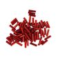 Bead Bugle Glass 6Mm Red 25G