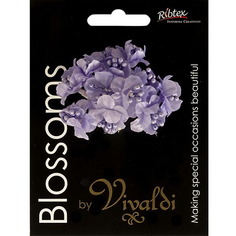 Flower Poly with Pearl Stamens Lavender