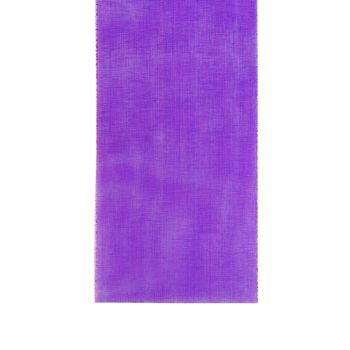 RIB 50MM CUT EDGE ORGANZA PURPLE 25M