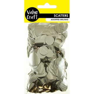 CRAFT LRG ROUND SCATTERS SILVER 30G