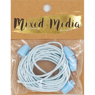 JUTE CORD WITH BREAKAWAY CLASP BLUE