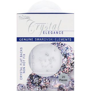 BEAD SWVSKI FLAT BACK SS6 CRYSTAL 20PCS