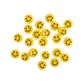 PJ YELLOW ROUND BEADS EMOJI 15g