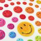 STICKERS GLITTER RAINBOW SMILIES 1SH