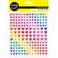 STICKERS  RAINBOW HEARTS 1SH