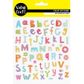 STICKERS FOIL PASTEL ALPHABET 1SH