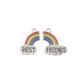 CHARM METAL BEST FRIENDS RAINBOW 4PCS