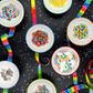 CHARM METAL BEST FRIENDS RAINBOW 4PCS