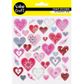 STICKERS FOIL HEARTS AND FEATHERS 1SH