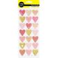 STICKERS GOLD FOIL HEARTS 1SH
