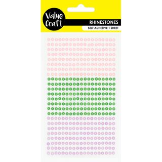 Craft Rhinestone Pearls 3Mm Pastel 1Sh