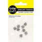 CHARM METAL MADE WITH LOVE SILVER 8PCS