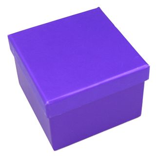 BOX SMALL 7.5CM X 7.5CM PURPLE 1PC