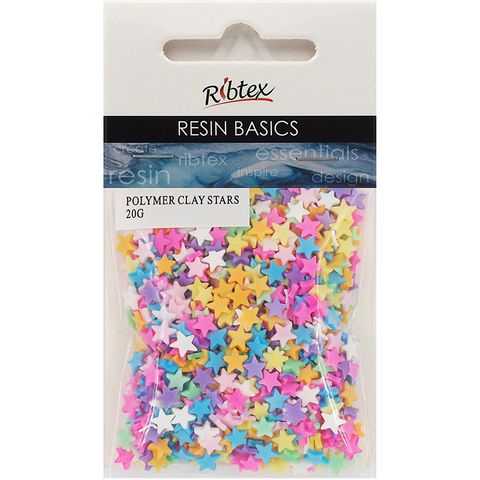 UV RESIN POLYMER CLAY STARS 20G