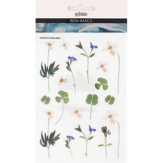 UV RESIN FAUX FLOWERS CLOVER 1 SHEET