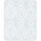 UV RESIN MOULD MONSTERA EARRINGS 1PC