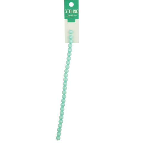 Strung 8Mm Round Faceted 26 Pc