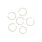Jf Acc Wine Glass Ring Gold 6 Pcs