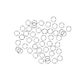 Split Rings 6mm Silver 60Pcs