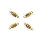 Clasp Barrel True 15mm Gold 6Pcs