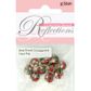 Bead Cloisonne Round 8mm Red 10Pcs