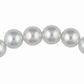 Bead Glass Pearls 12Mm White 24Pcs