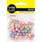 PEARL FINISH PASTEL GEO ROUND BEADS 20G