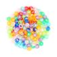 PONY BEADS 8MM CRYSTAL FINISH 35G