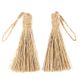Tassels 70Mm Natural Jute 2Pcs