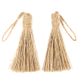 TASSELS 70MM NATURAL JUTE 2PCS