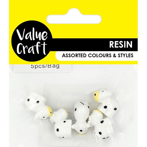 RESIN MINI COWS 5PCS