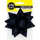 SATIN ADHESIVE BACK BOW BLACK 1PC