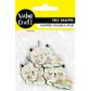 Felt Shapes Glitter Unicorn Cats 3Pcs