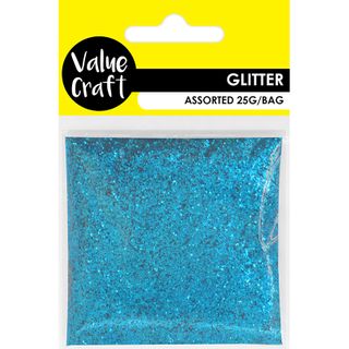 CRAFT GLITTER IN BAG LIGHT BLUE 25G